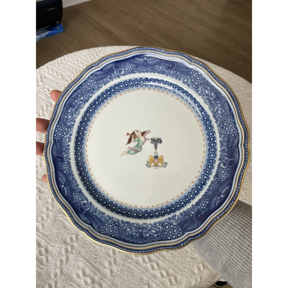 NWOT Mottahedeh Cincinnati Winterthur Service Salad Dessert Plate size 9 3/8